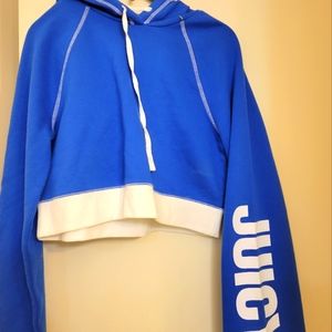 Juicy couture crop sweat shirt.